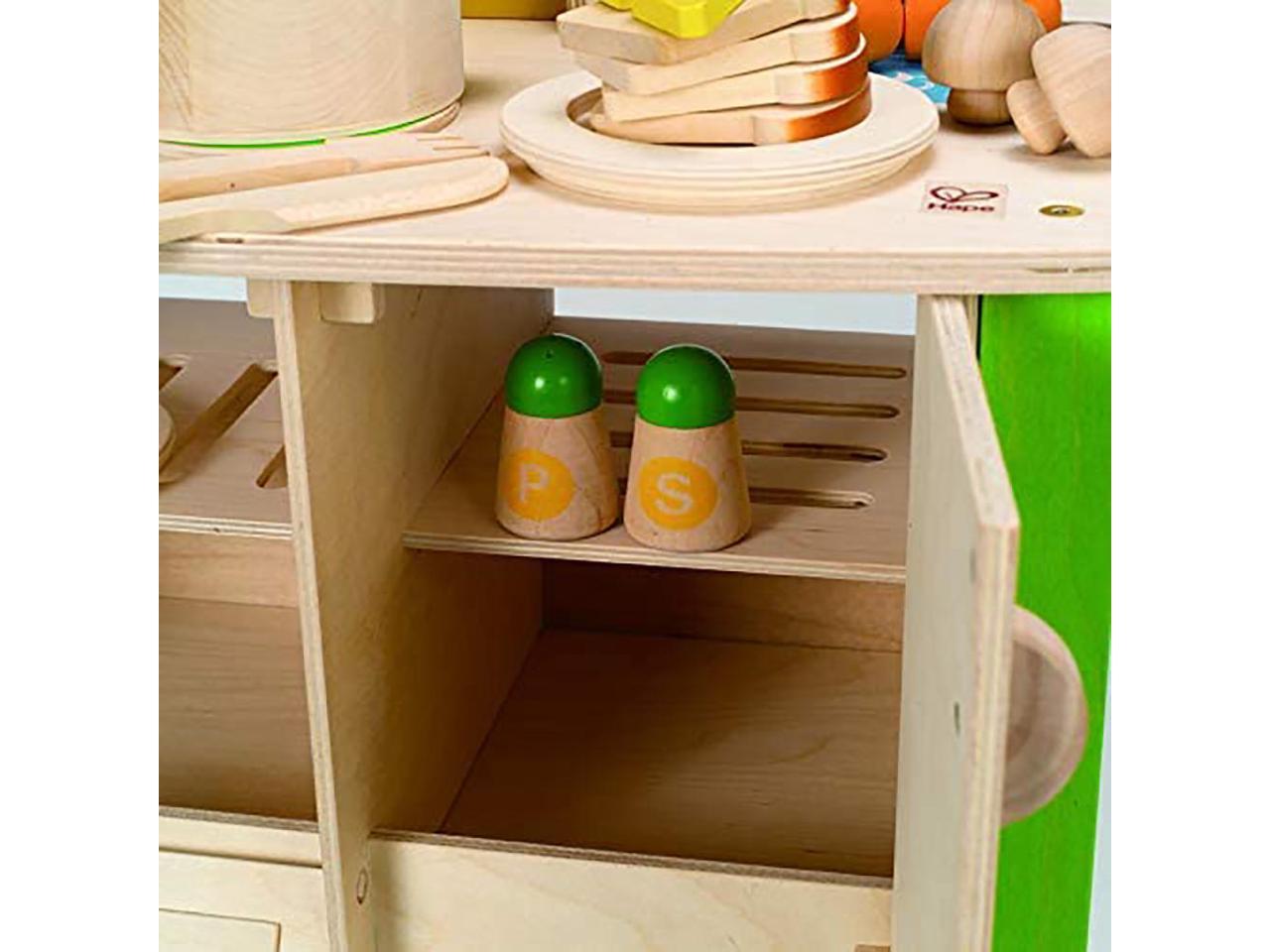 hape my creative cookery club kid's wooden play kitchen