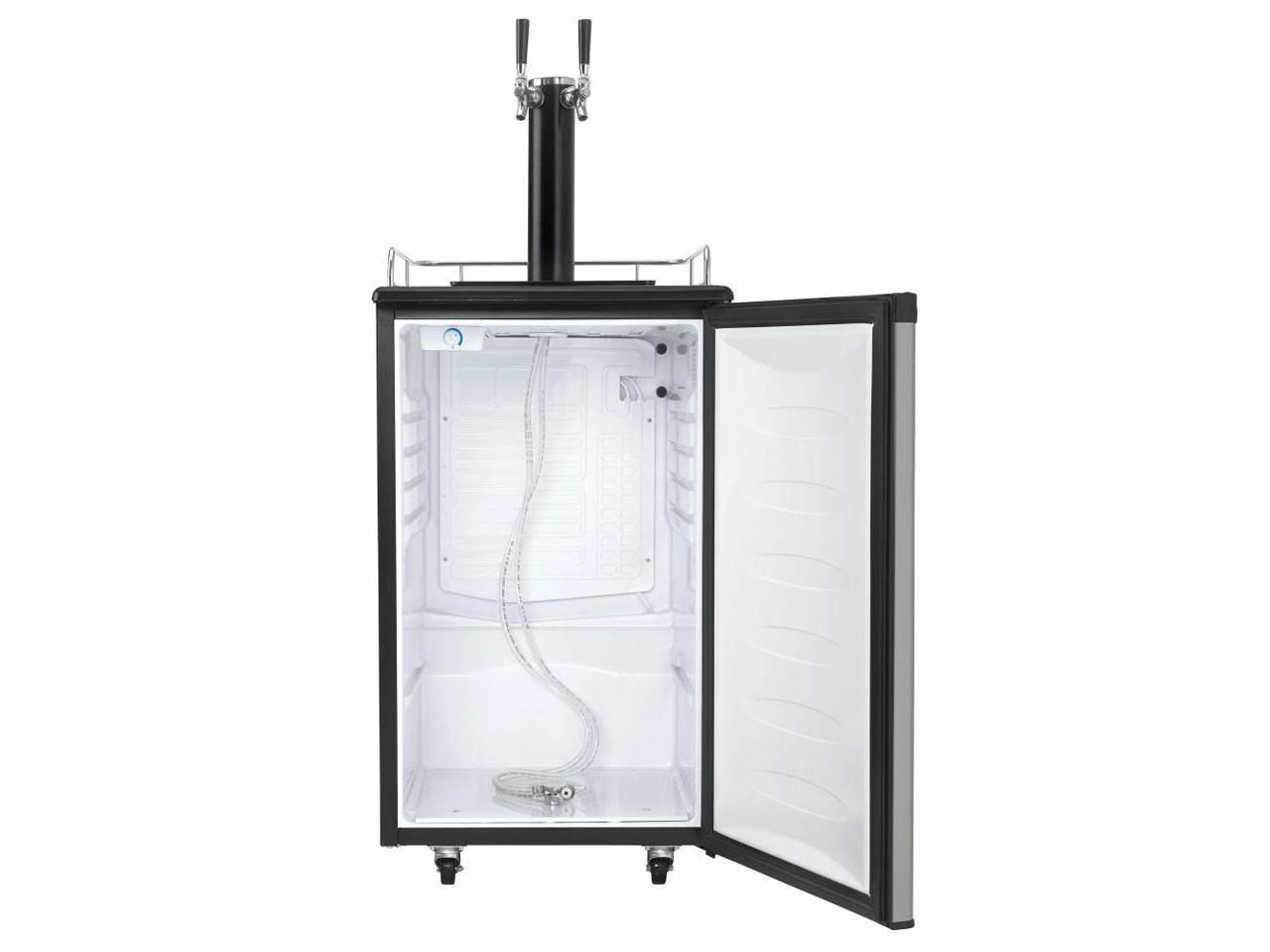 Danby DKC054A1BSL2DB 5.4 Cubic Foot Steel Double Tap DualTop Beer