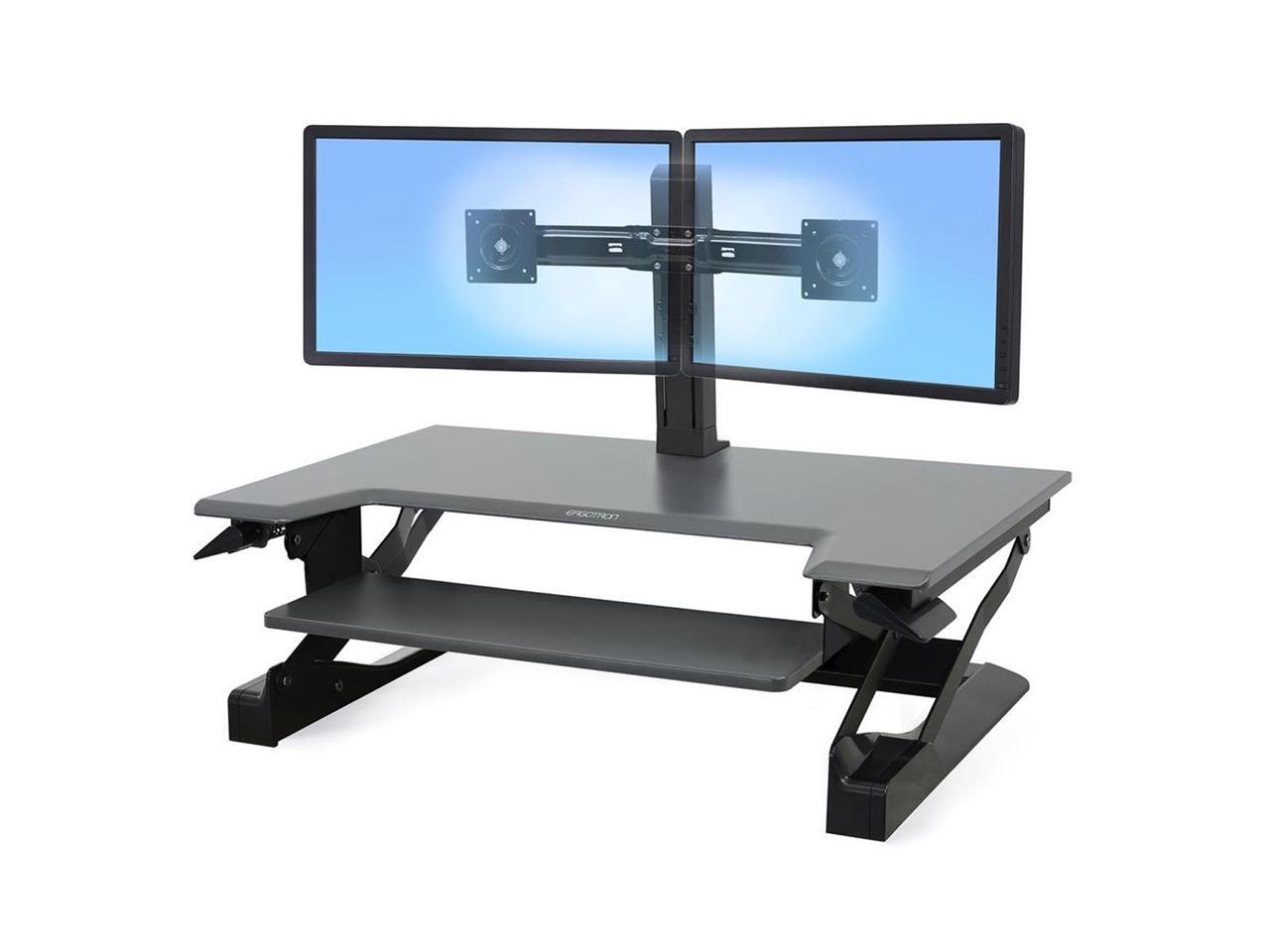 Ergotron 33397085 WorkFitT, Standing Desk Workstation (Black with