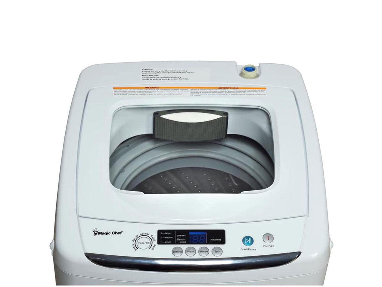 Magic Chef MCSTCW09W1 0.9 Cu Ft Topload Compact Washer