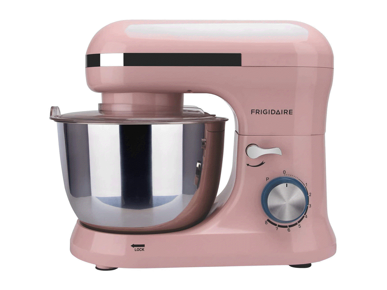 Frigidaire 4.5 Liter Retro Stand Mixer with 8 Speeds, Pink ESTM020PINK
