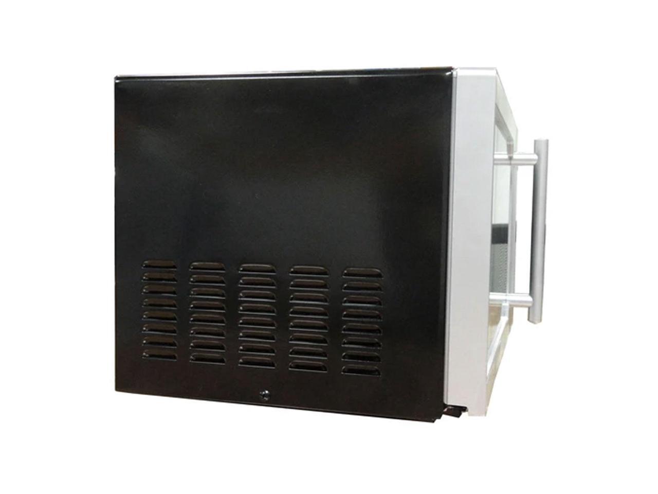 Avanti MO7103SST 0.7 Cubic Foot Capacity Microwave Oven Black/Silver