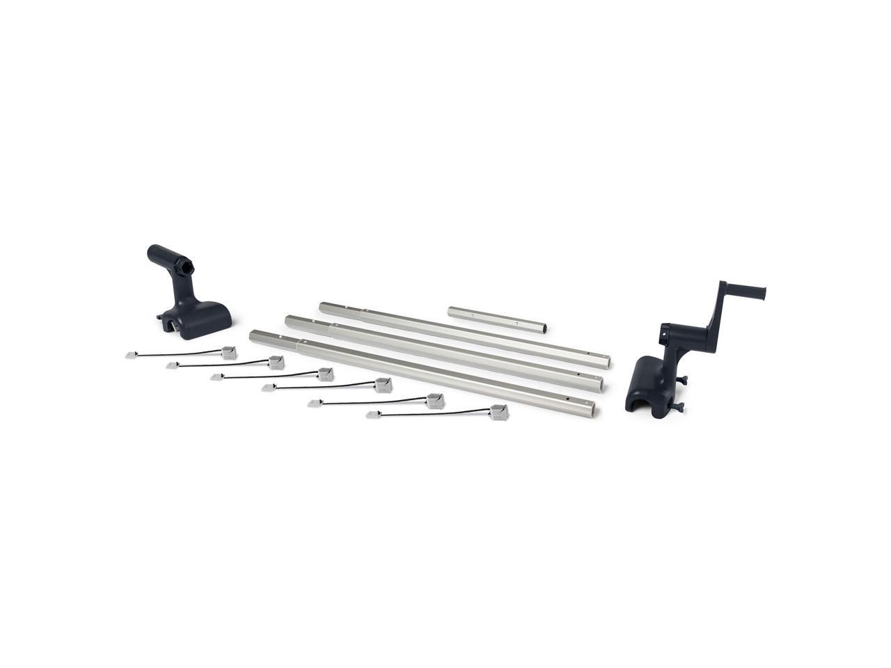 Intex Heavy Duty Aluminum Base Solar Pool Cover Reel, Black