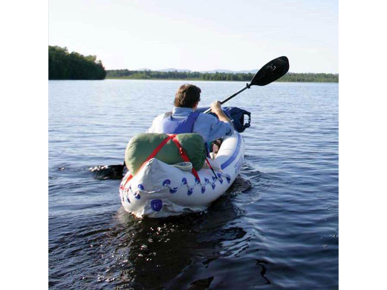 Sea Eagle 370 Pro 3 Person Inflatable Water Sport Kayak Canoe Boat with