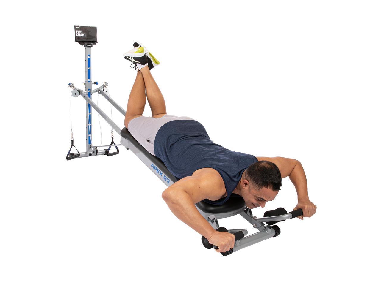 Total Gym APEX G3 Home Fitness Incline Weight Training w/ 8 Resistance