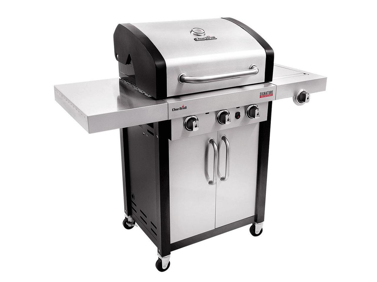 CharBroil 25,500 BTU 3 Burner Infrared Gas Grill w/Side Burner
