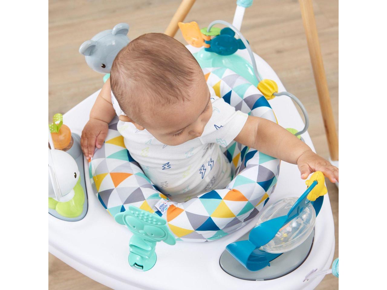 evenflo exersaucer woodland wonder lightweight activity jumper