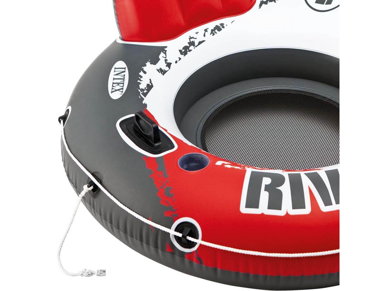 intex inflatable red river run i pool tube