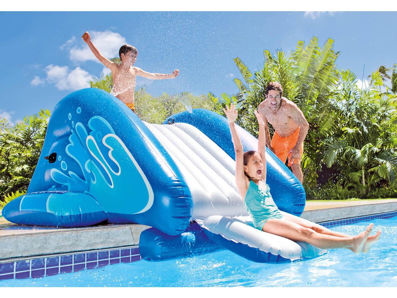 intex kool splash inflatable play center swimming pool water slide