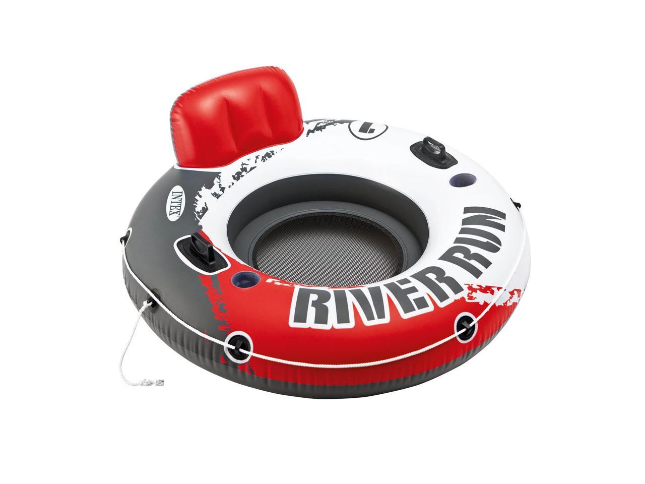 intex inflatable red river run i pool tube
