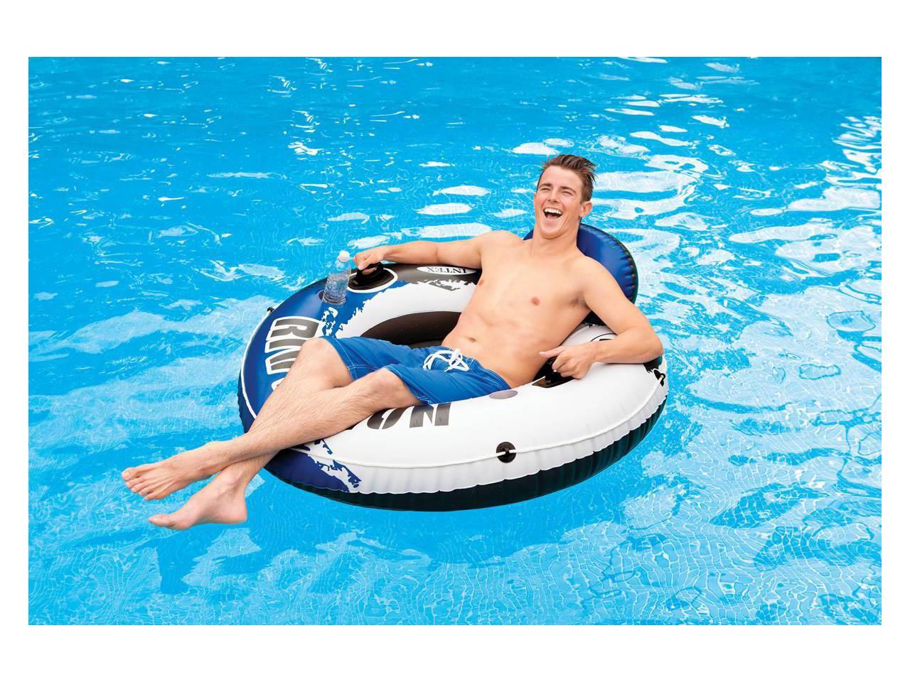 intex inflatable red river run i pool tube