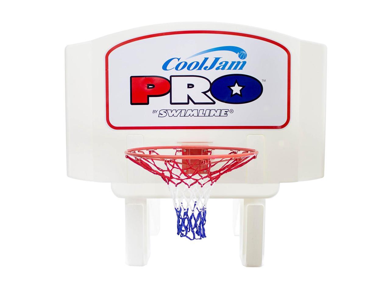 Swimline Super Wide Cool Jam Pro Inground Swimming Pool Basketball Hoop 