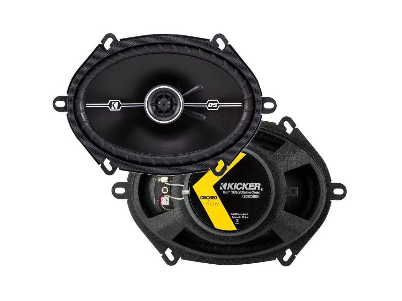 4-Ohm Car Coaxial Speakers Pair 