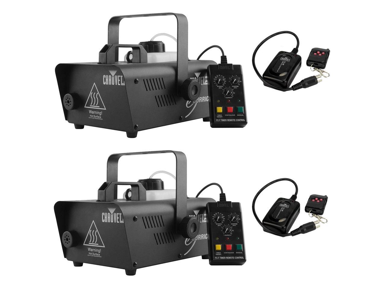 Chauvet DJ Hurricane 1200 Pro 1 Liter Fog Smoke Machine w/ FC-W Wireless Remote 