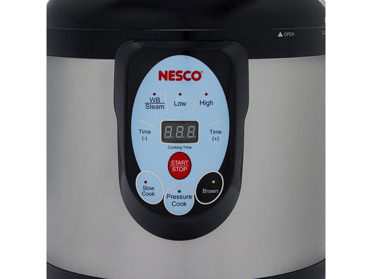 NESCO NPC9 Smart Pressure Canner and Cooker 9.5 quart Stainless Steel