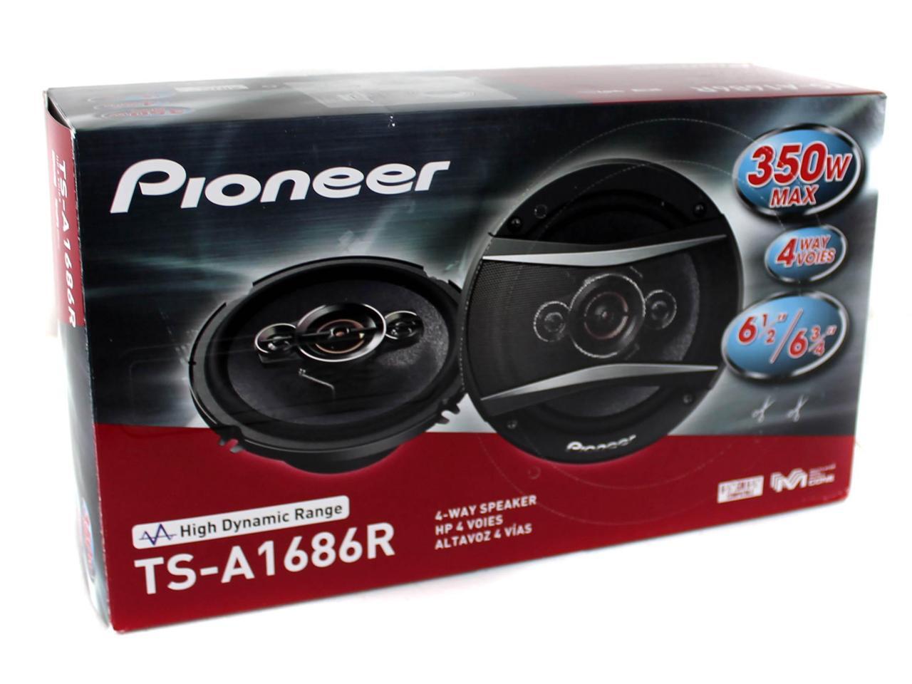 Pioneer 6.5 Inch 4Way 350W Speakers Pair TSA1686R