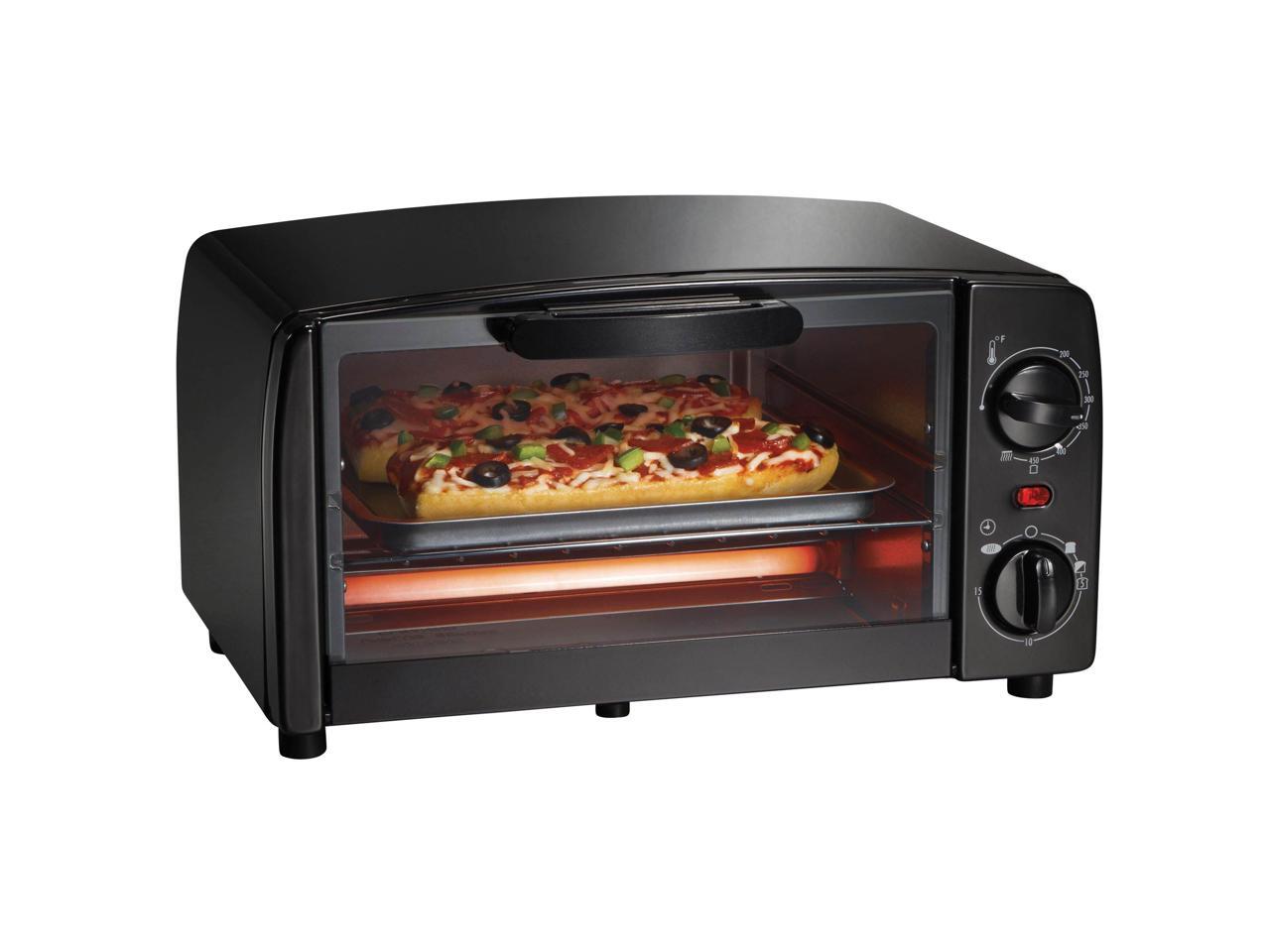 Proctor Silex 31118PS Toaster Oven Broiler, Black - Newegg.com