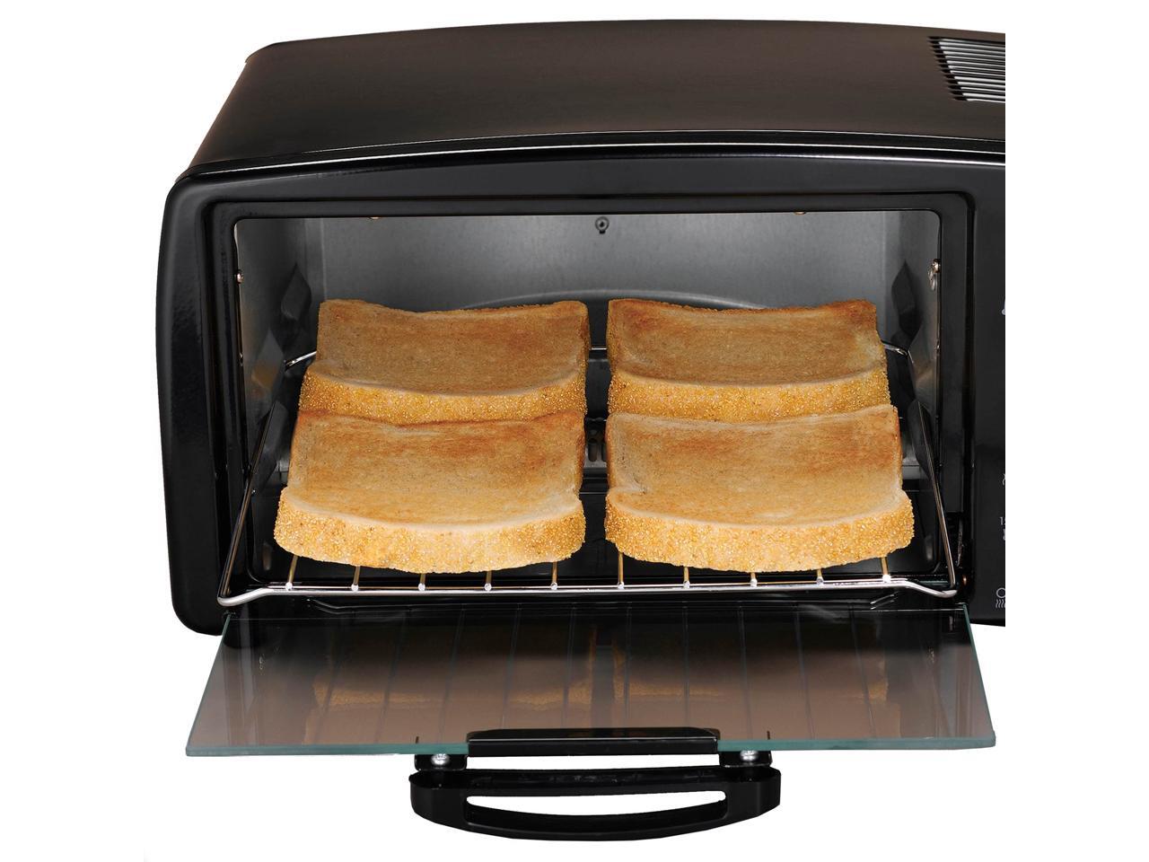 Proctor Silex 31118PS Toaster Oven Broiler, Black - Newegg.com