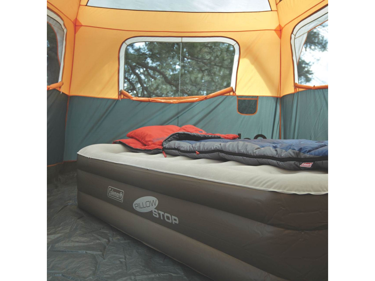 coleman all terrain plus double high queen airbed reviews