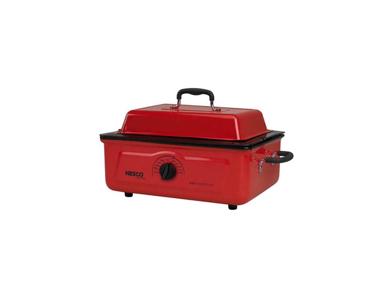 Nesco Cookwell Red 5quart Porcelain Roaster Oven