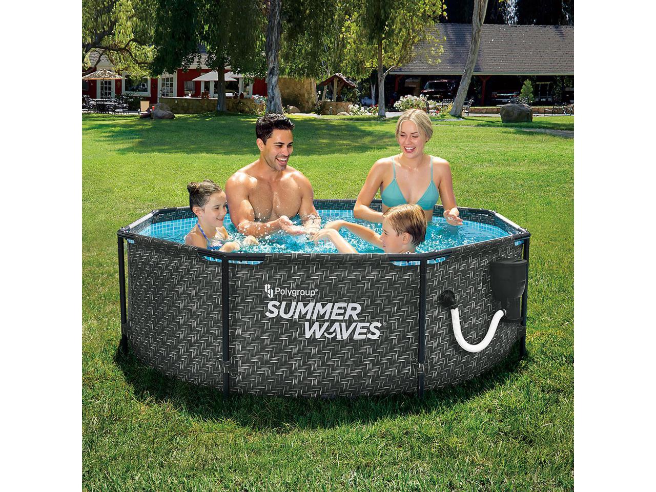 summer waves 8ft quick set ring pool