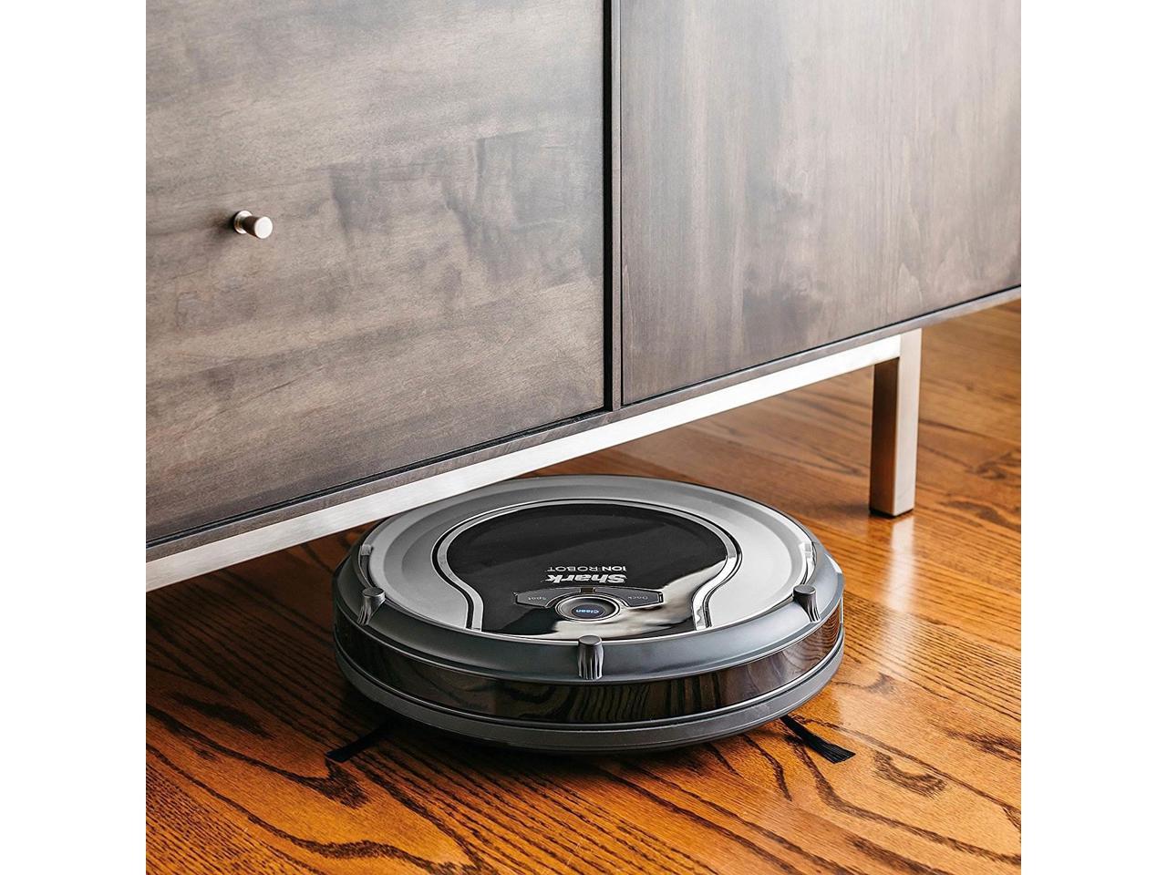 Shark RV720 ION ROBOT 720 Vacuum with Easy Scheduling Remote, Silver ...