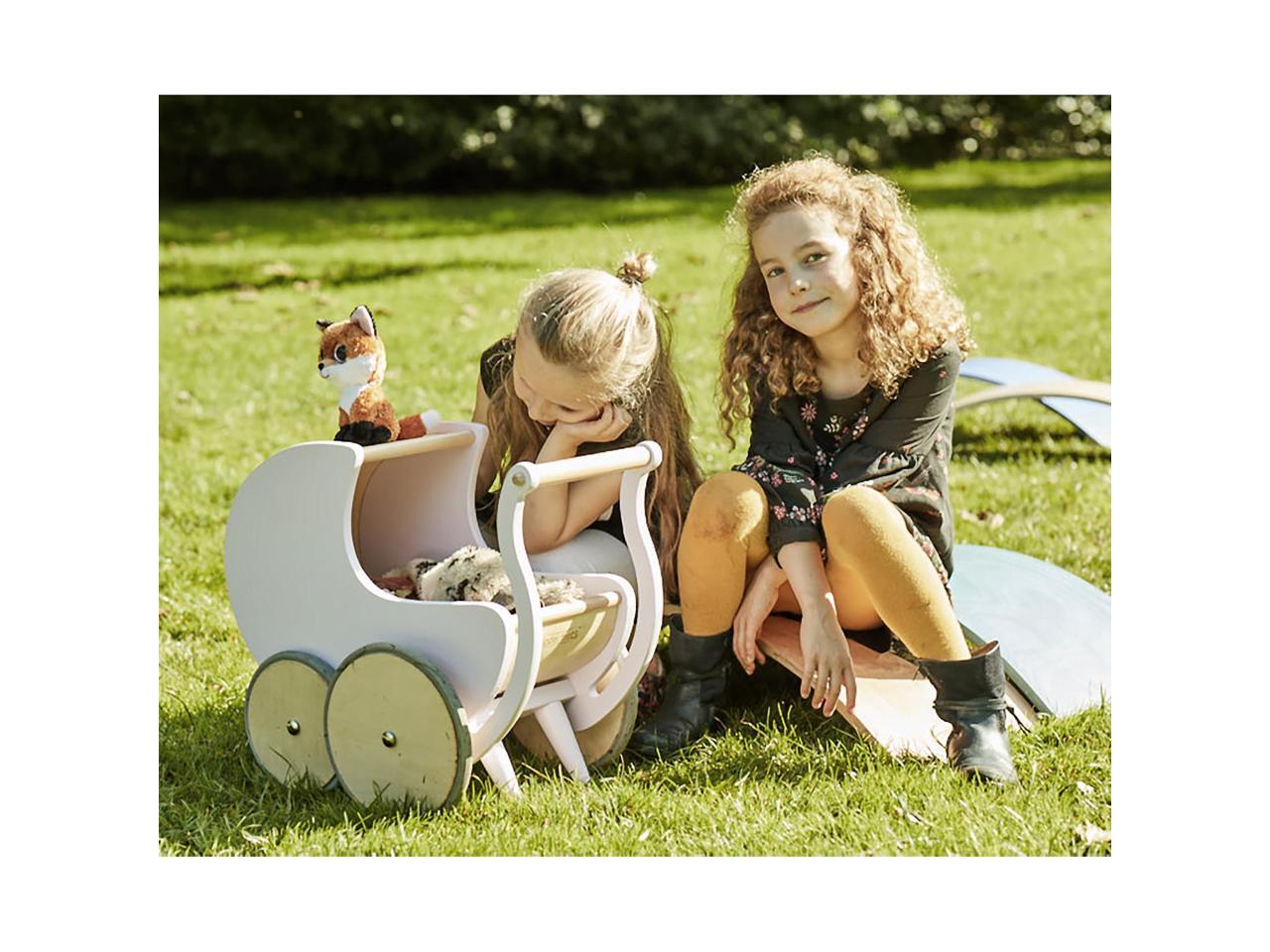 kinderfeets wooden doll pram