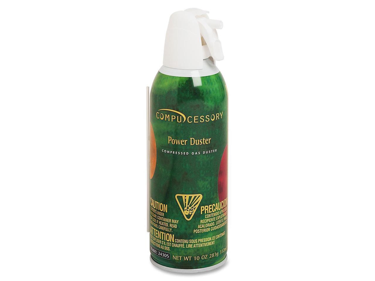 Compucessory 24305 Air Duster Cleaning Spray Ozone-safe, Moisture-free ...