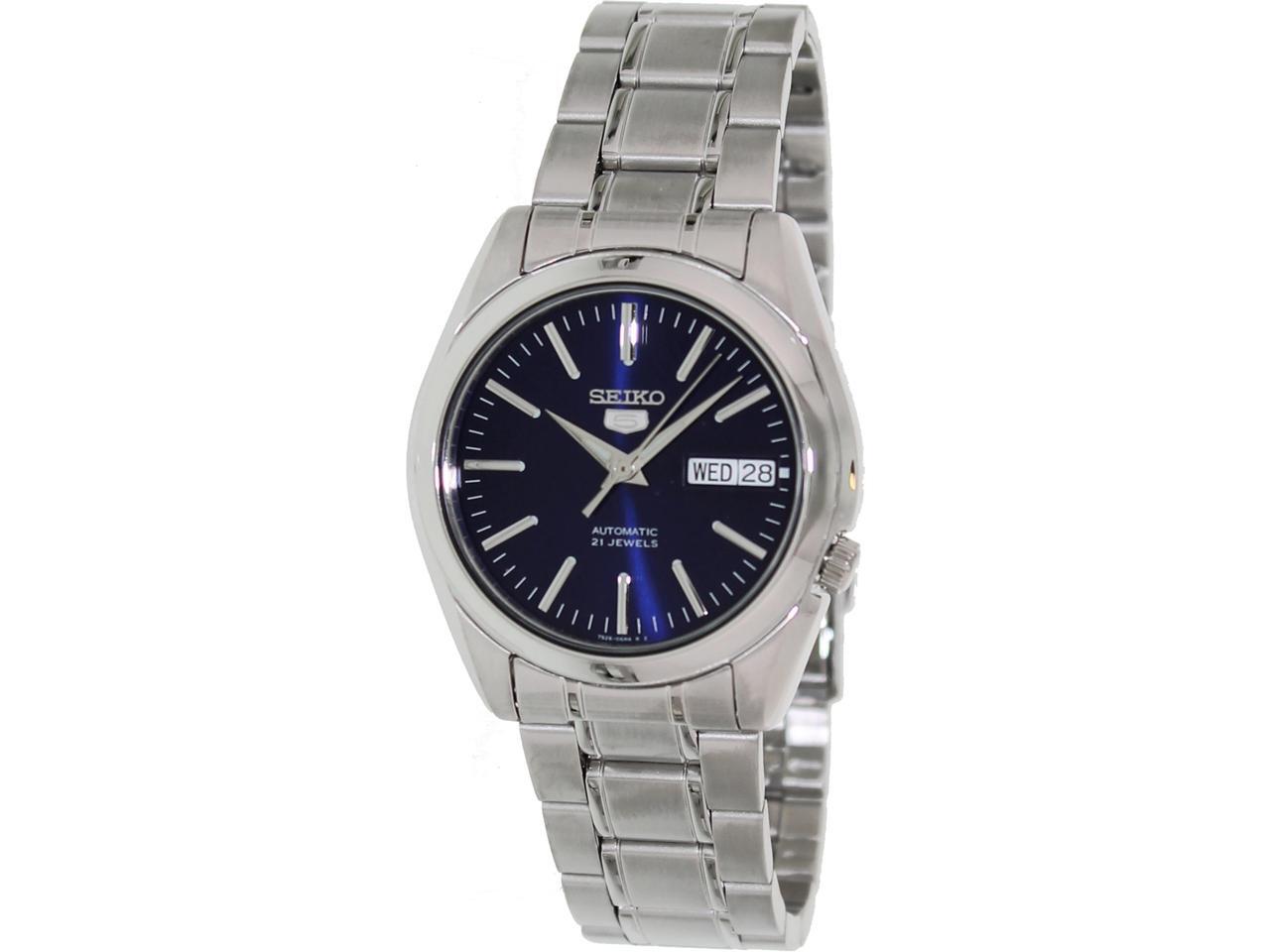 Seiko 5 #SNKL43K1 Men's Stainless Steel Blue Dial Self Winding