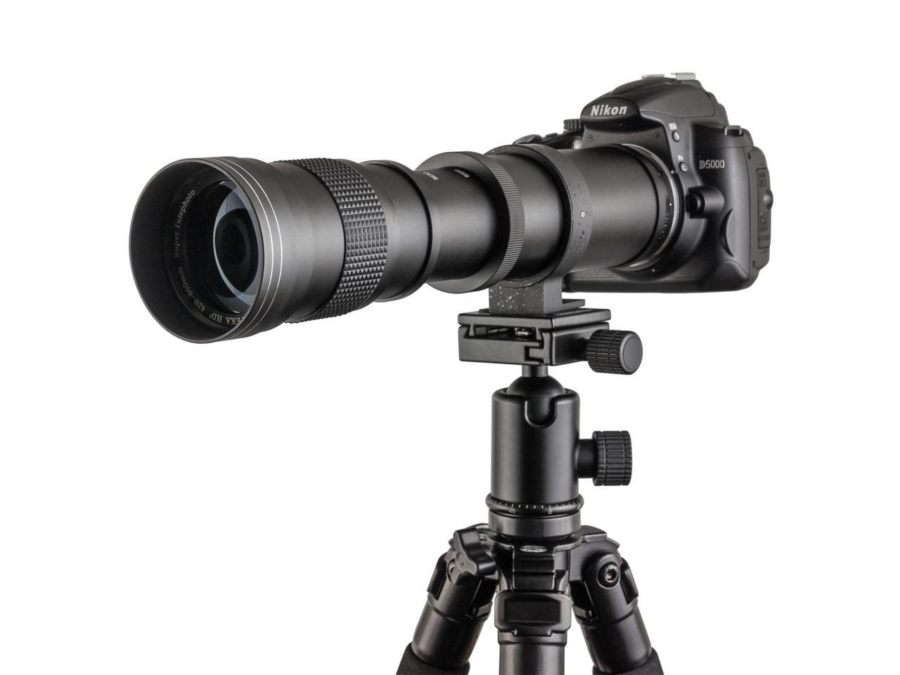 Opteka 420800mm f/8.3 HD Telephoto Zoom Lens for Sony EMount a9, a7r