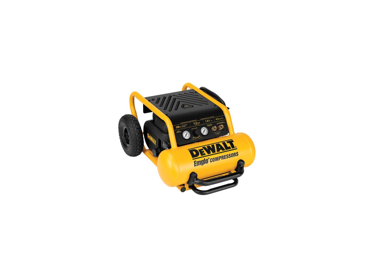 D55146 1.6 HP 4.5 Gallon OilFree Wheeled Portable Air Compressor