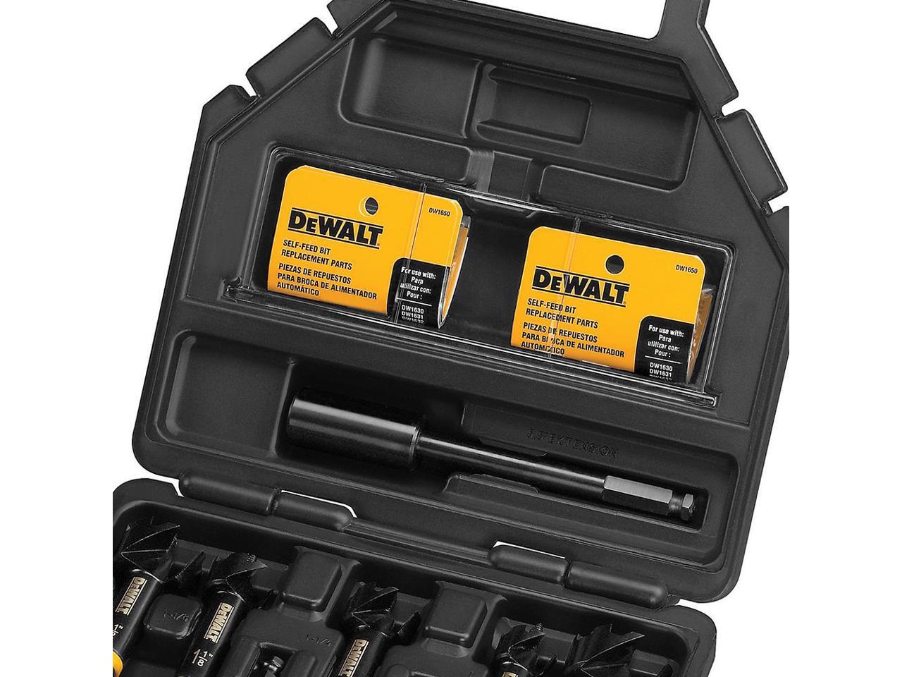 DeWalt DW1649 8Piece Self Feed Bit Kit