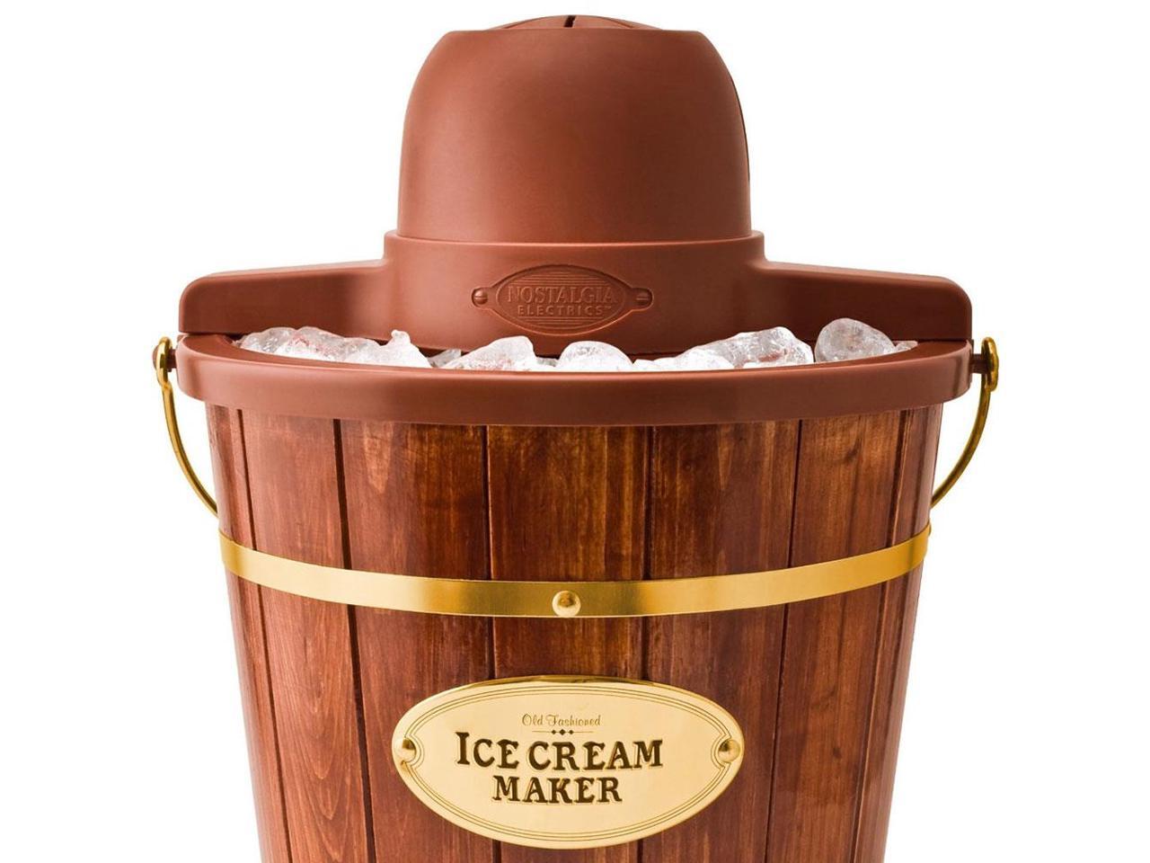 Nostalgia Old Fashioned Ice Cream Maker ICMW400