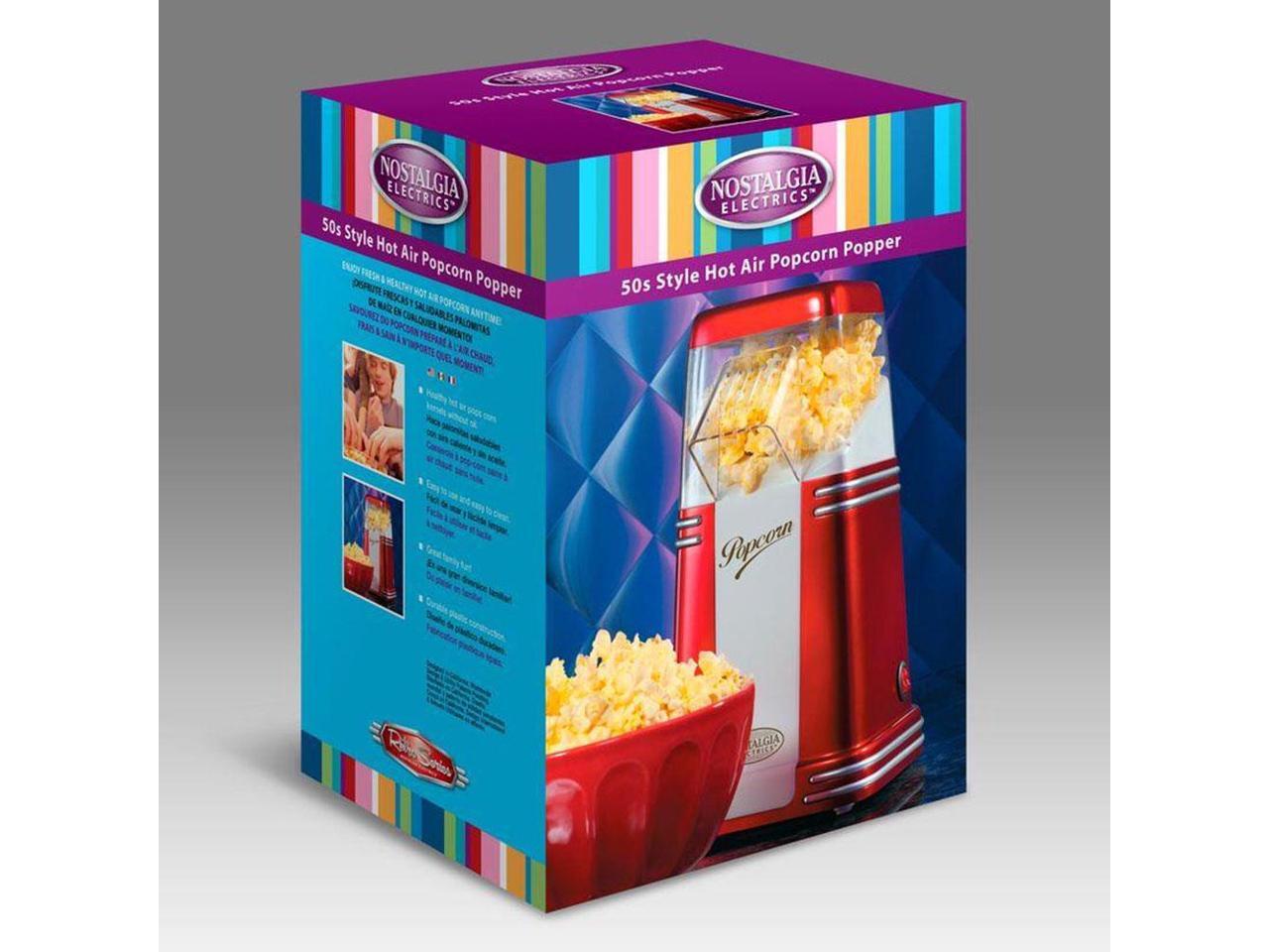 50s style hot air popcorn maker