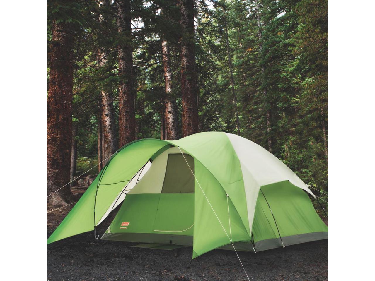 NEW! COLEMAN EVANSTON 6 Person Tent Camping Sleeping
