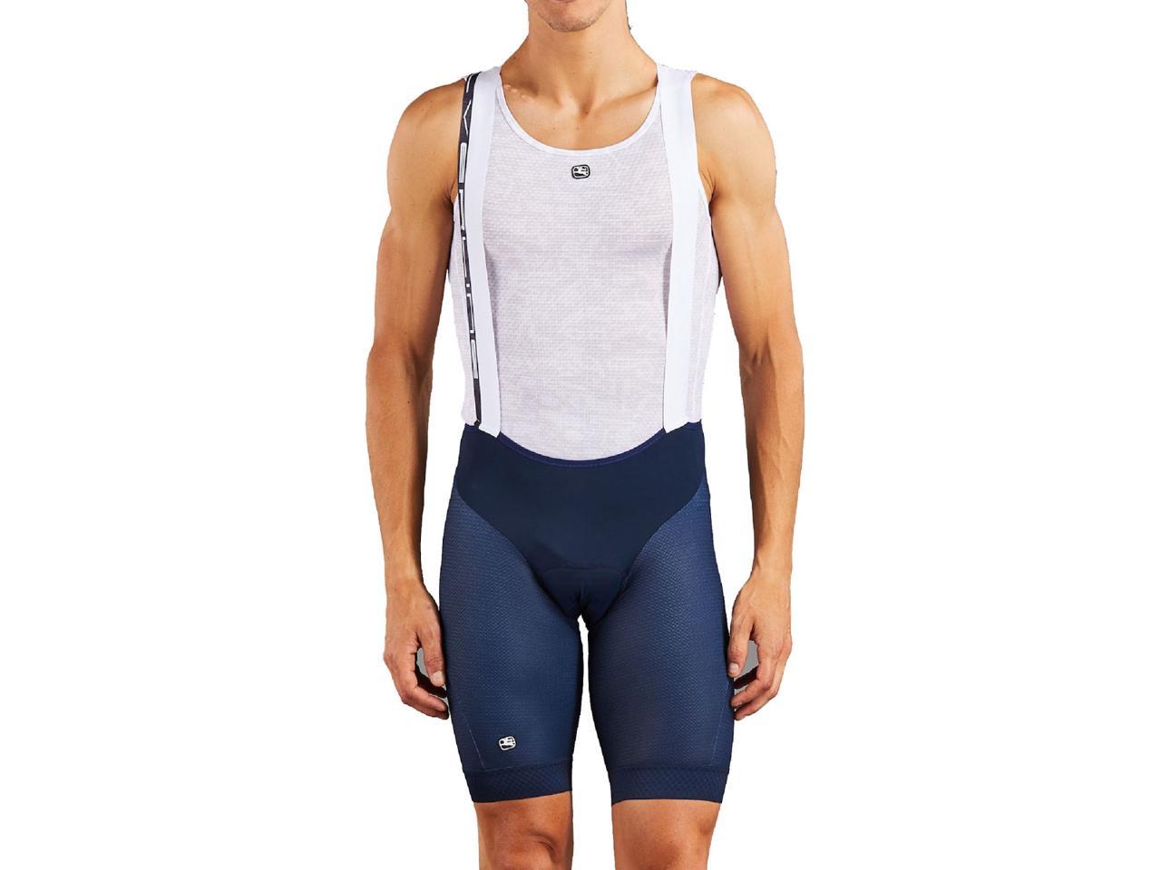 navy bib shorts