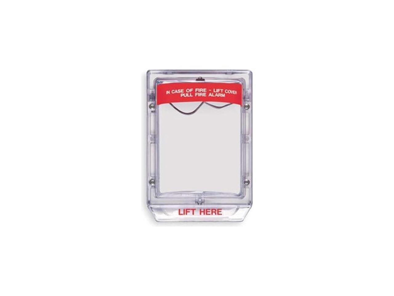 Pull Station Guard, Polycarbonate, Surface