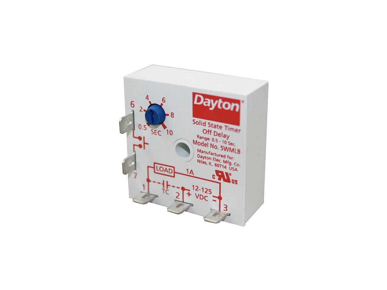 3 Dayton 2A562 Encapsulated Timer Relay 1a Solid State for sale online 