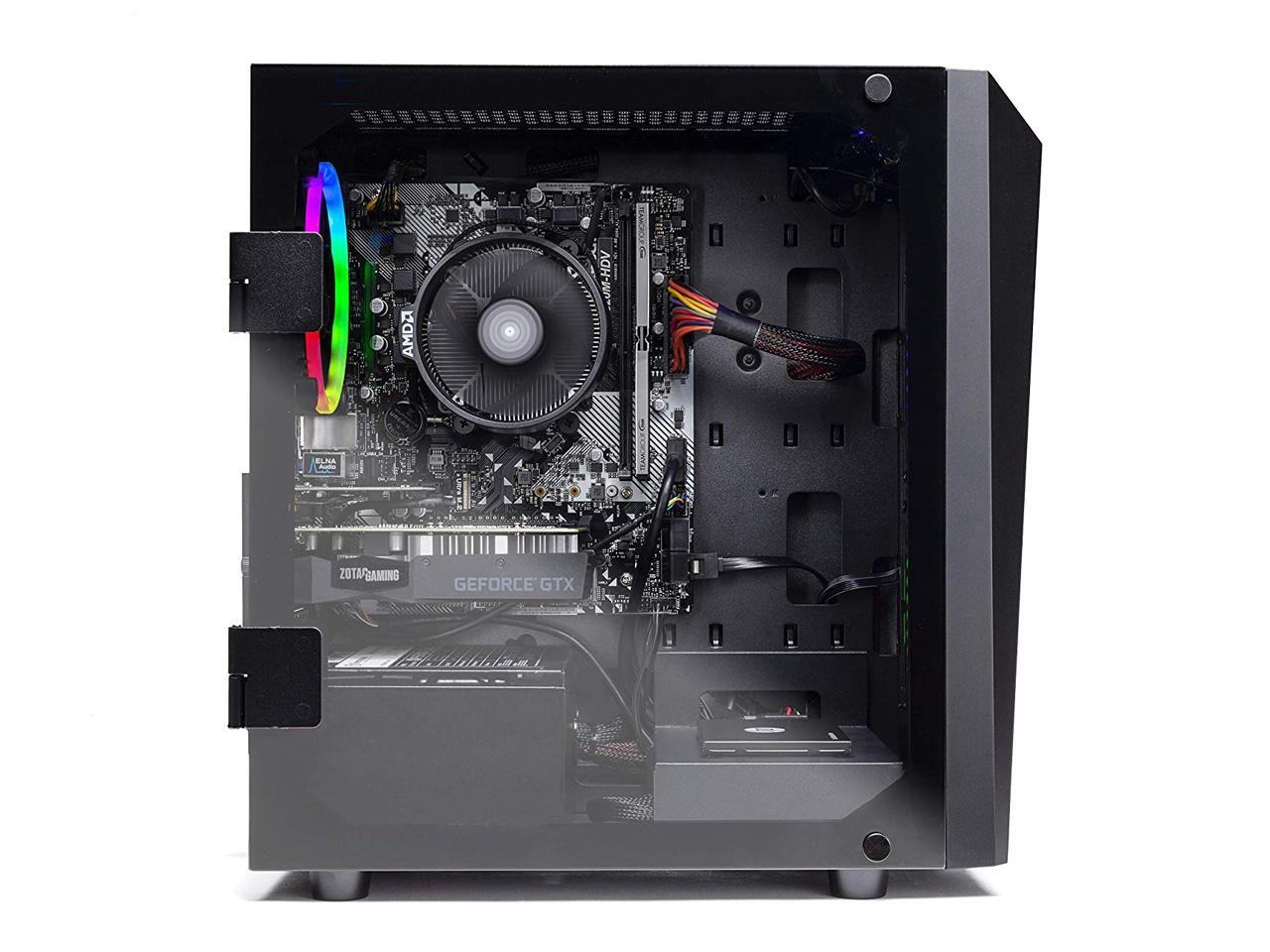 SkyTech Blaze II Gaming Computer PC Desktop Ryzen 5 2600 6Core 3.4