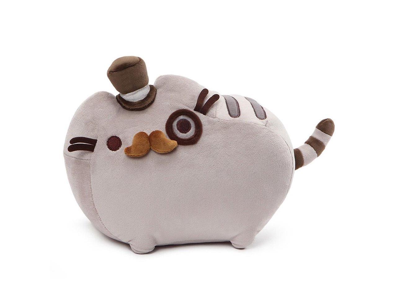 gray cat plush