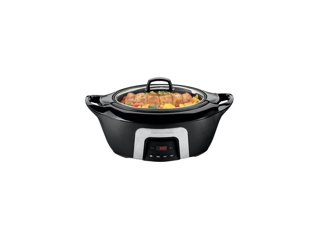 Hamilton Beach 33265 6 Quart Programmable Insulated Slow Cooker