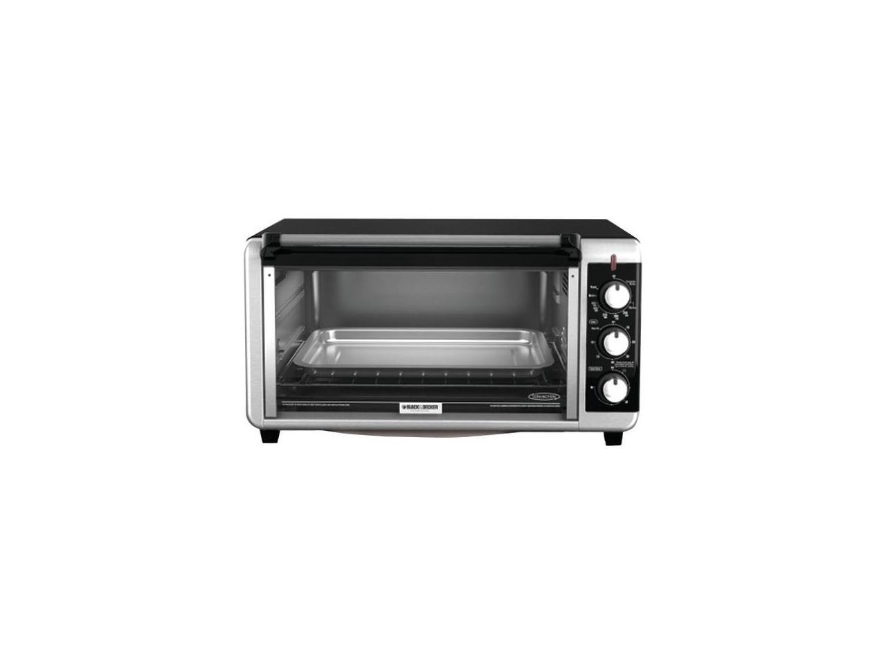 Black & Decker ExtraWide 8Slice Toaster Oven, Black TO3250XSB