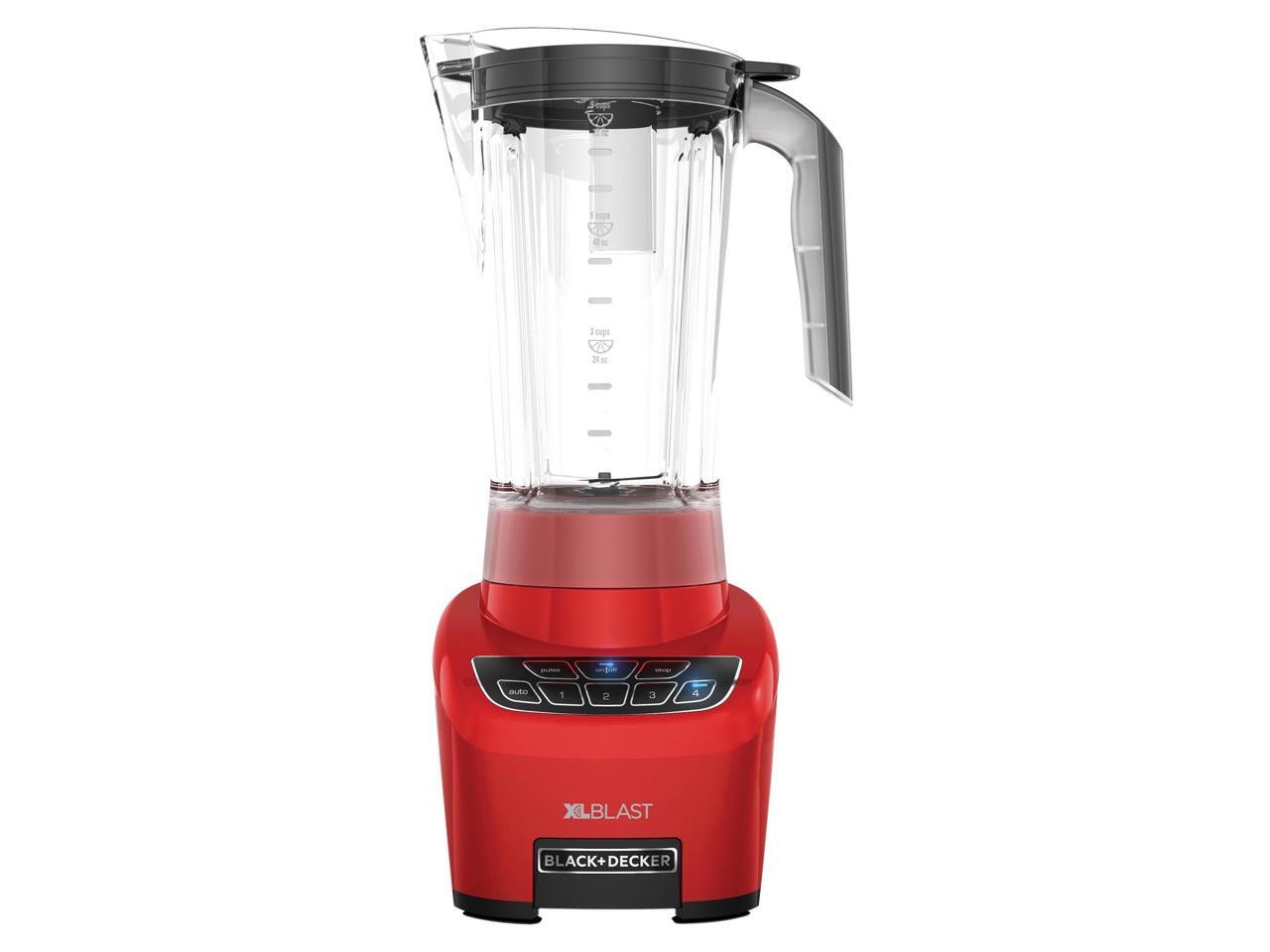 Black & Decker BL4000R Red ExtraLarge Blast Blender 6 speeds