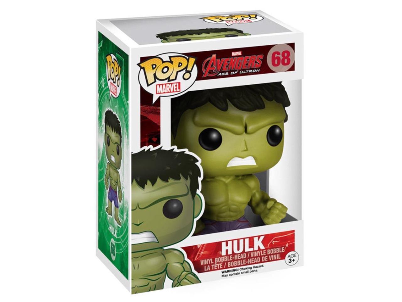 Avengers 2 Age of Ultron Hulk Vinyl Bobble-Head 4776 NEW Funko Pop Marvel 