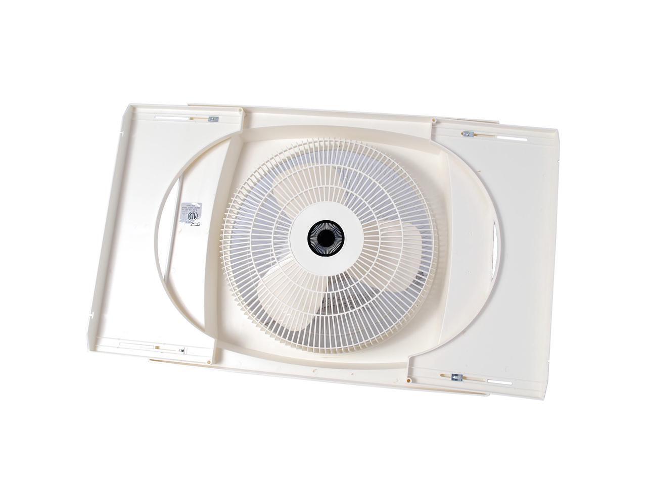 Air King Storm Guard 16" 3Speed 1/16 HP Plastic Blade Ball Bearing Window Fan
