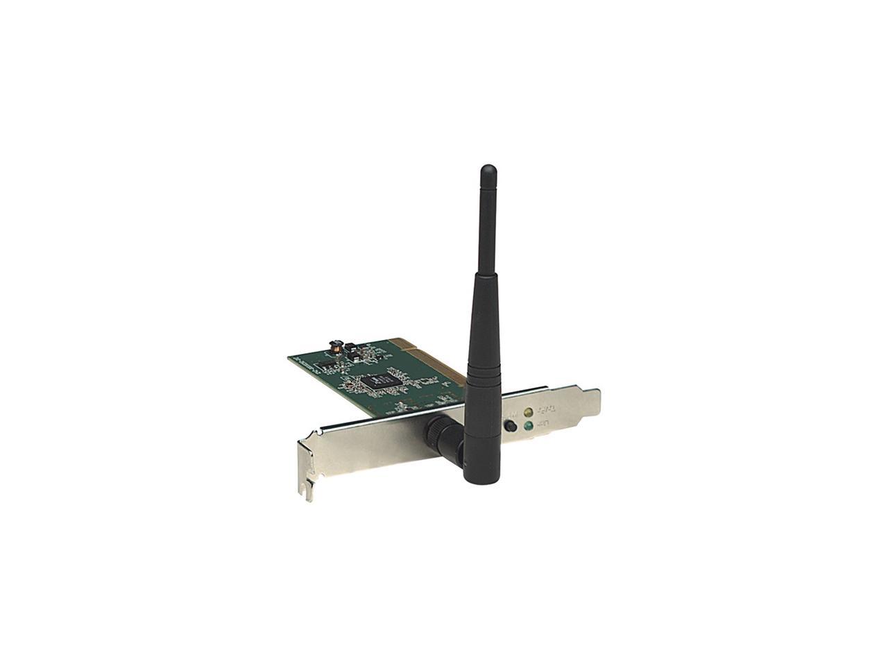 Intellinet Wireless 150N PCI Card 524810 with Antenna 