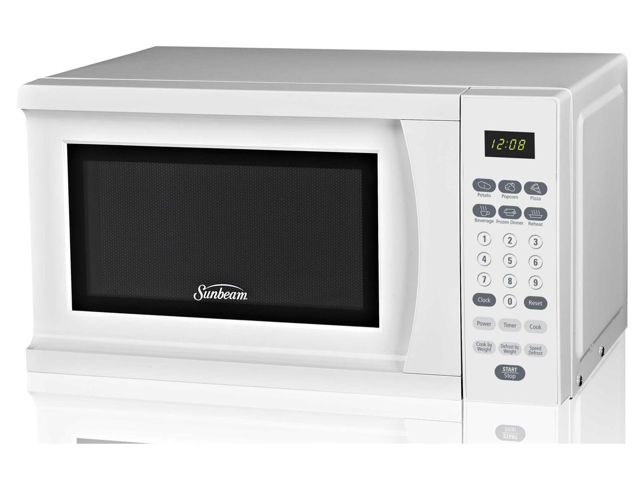 sunbeam 0.7 black microwave