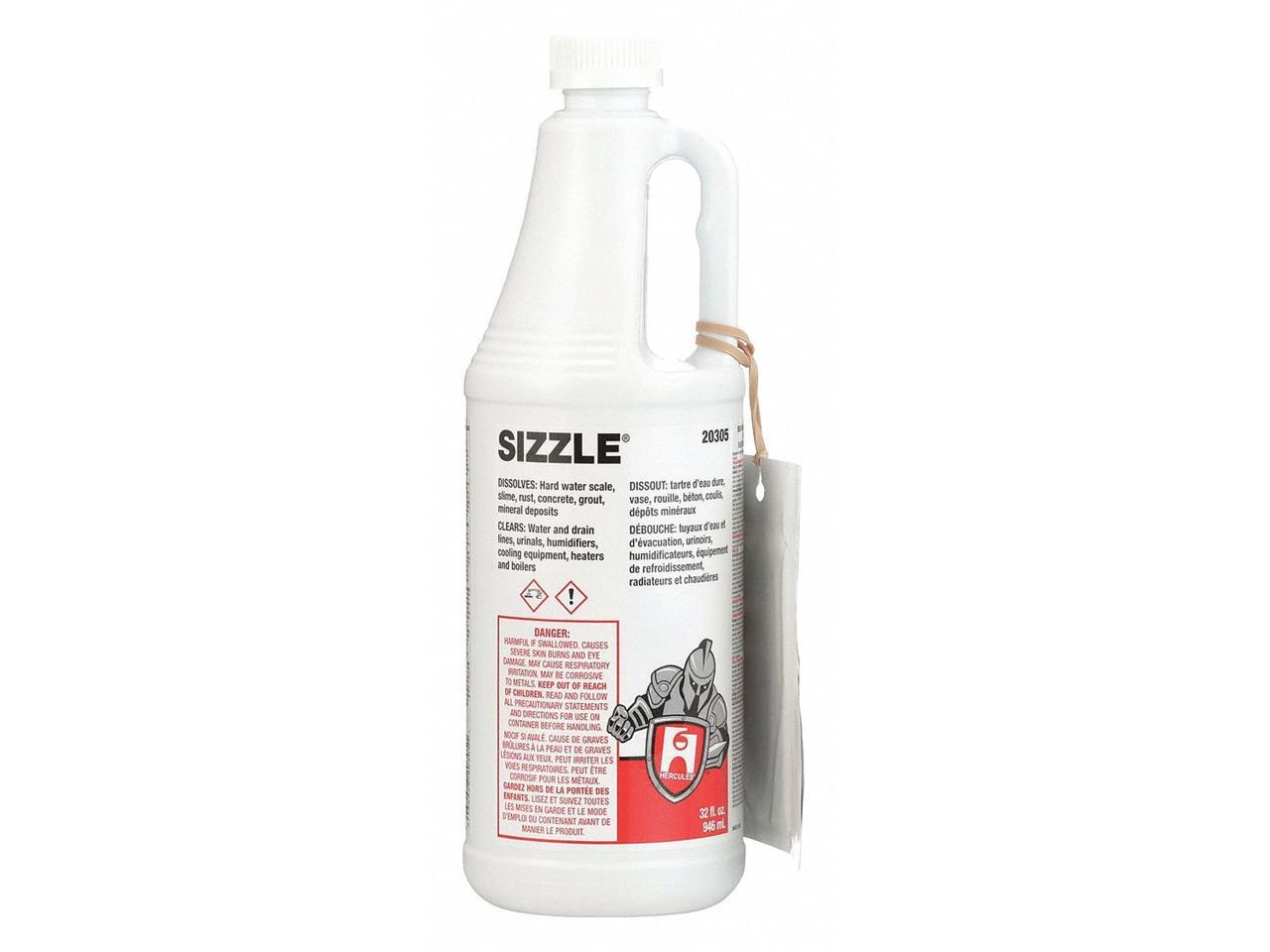 HERCULES 20305 Sizzle, Drain and Waste System Cleaner, Ready To Use