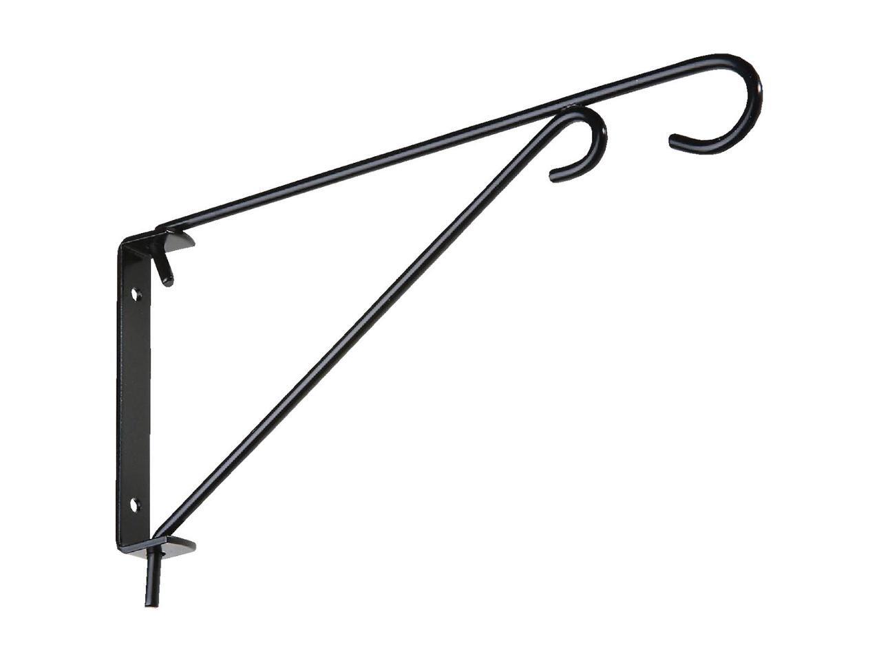 National 9 In. Black Steel Swivel Hanging Plant Bracket
