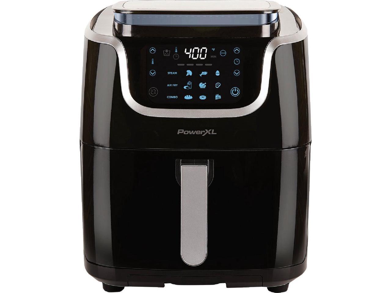 devanti 7l 1700w black stainless steel air fryer